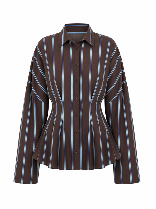 Tailored Stripe Blouse