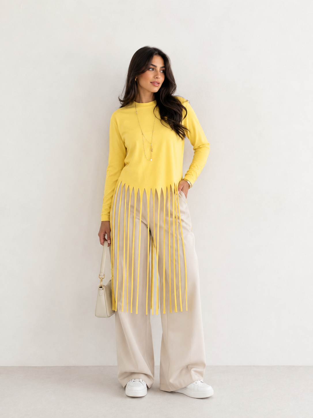 Livia Fringe Top | توب ليفيا بالشراشيب