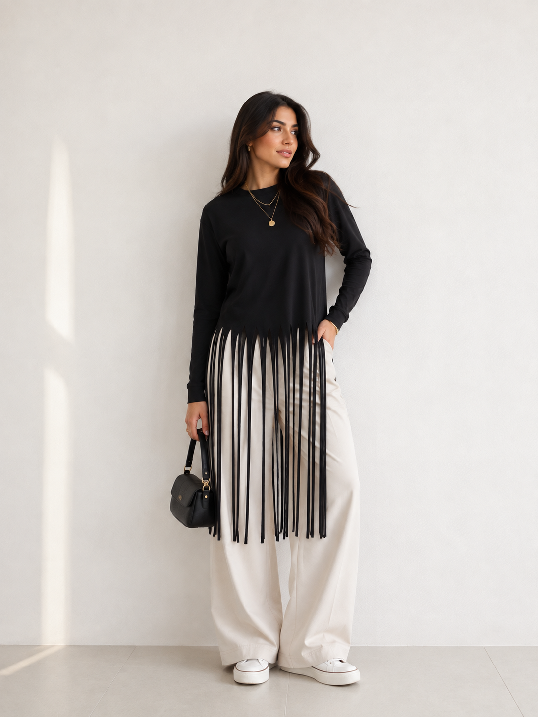 Livia Fringe Top | توب ليفيا بالشراشيب