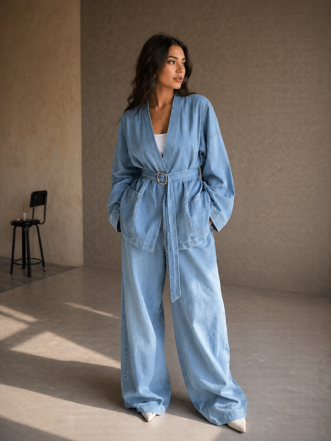 Light Denim Set