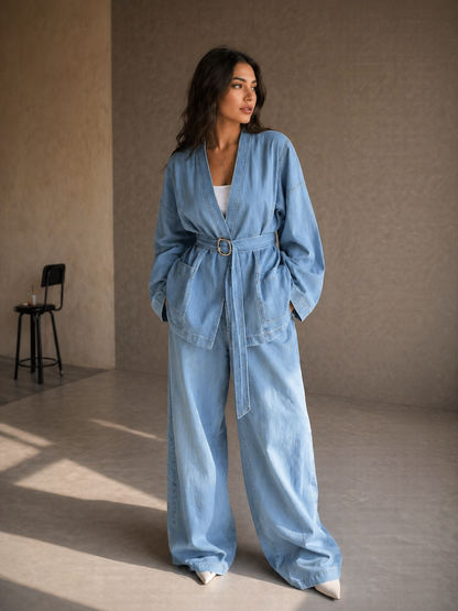 Light Denim Set