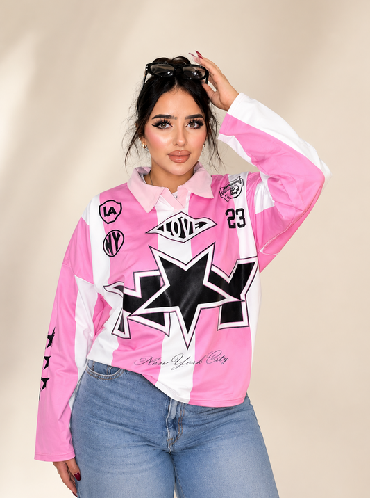 New York Star Oversized Polo