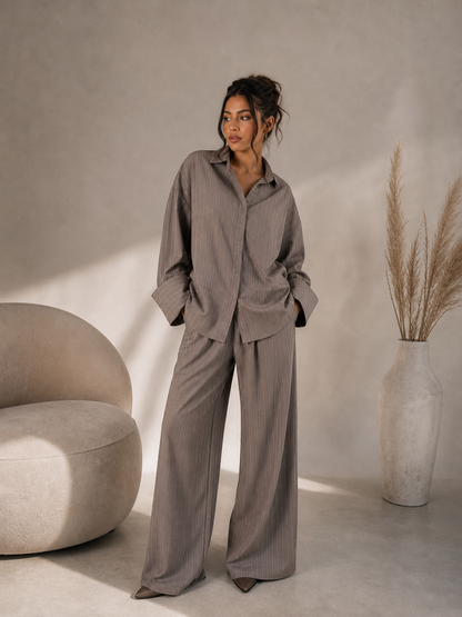 Relaxed Fit Two-Piece Set