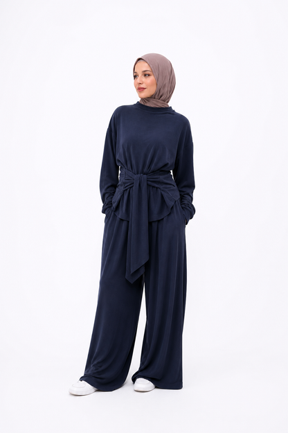 Wrap Waist Lounge Set – Premium Soft Fabric