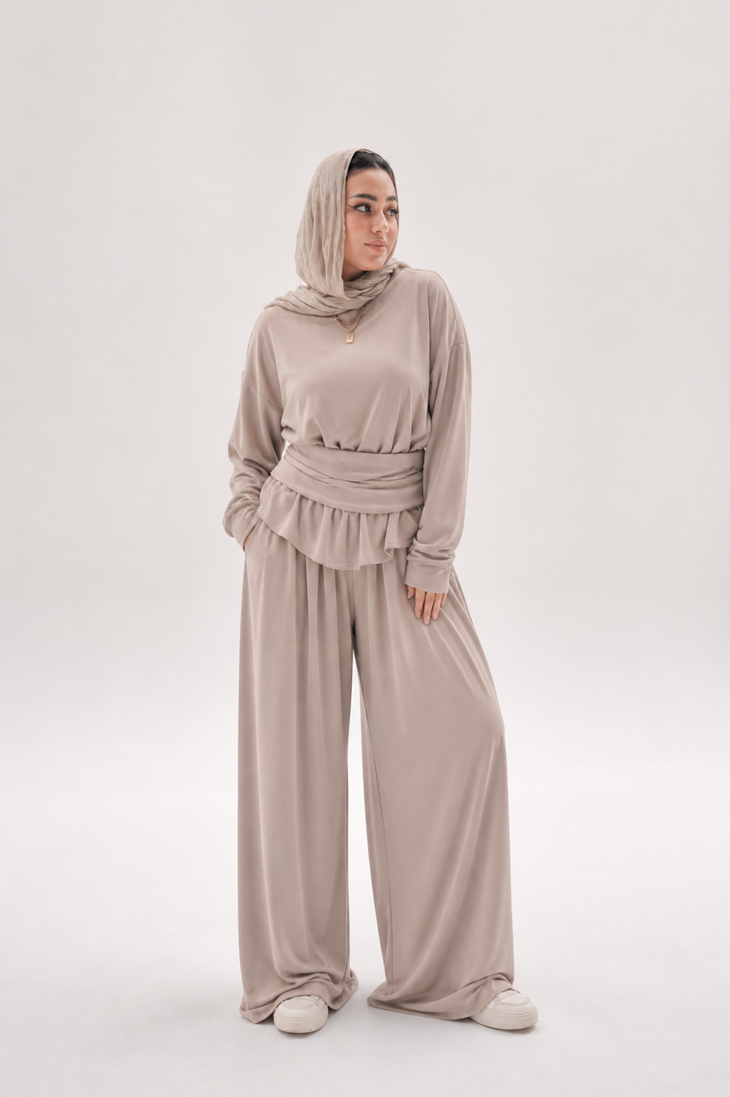 Wrap Waist Lounge Set – Premium Soft Fabric