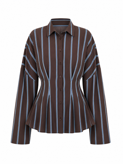 Tailored Stripe Blouse