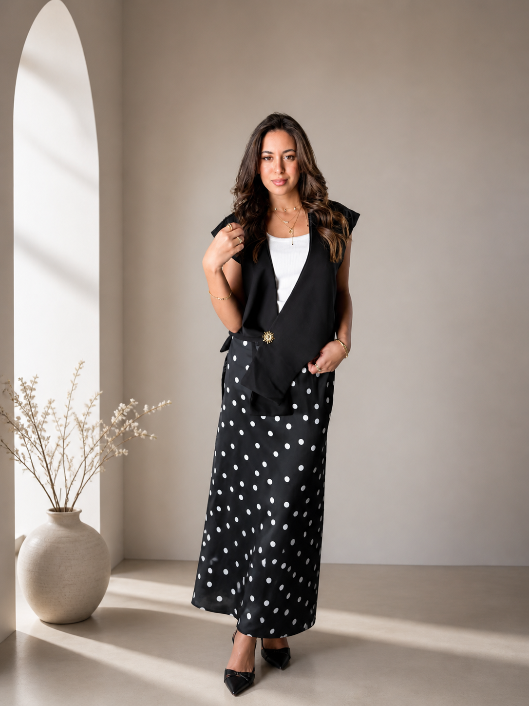 Wrap Vest Blazer